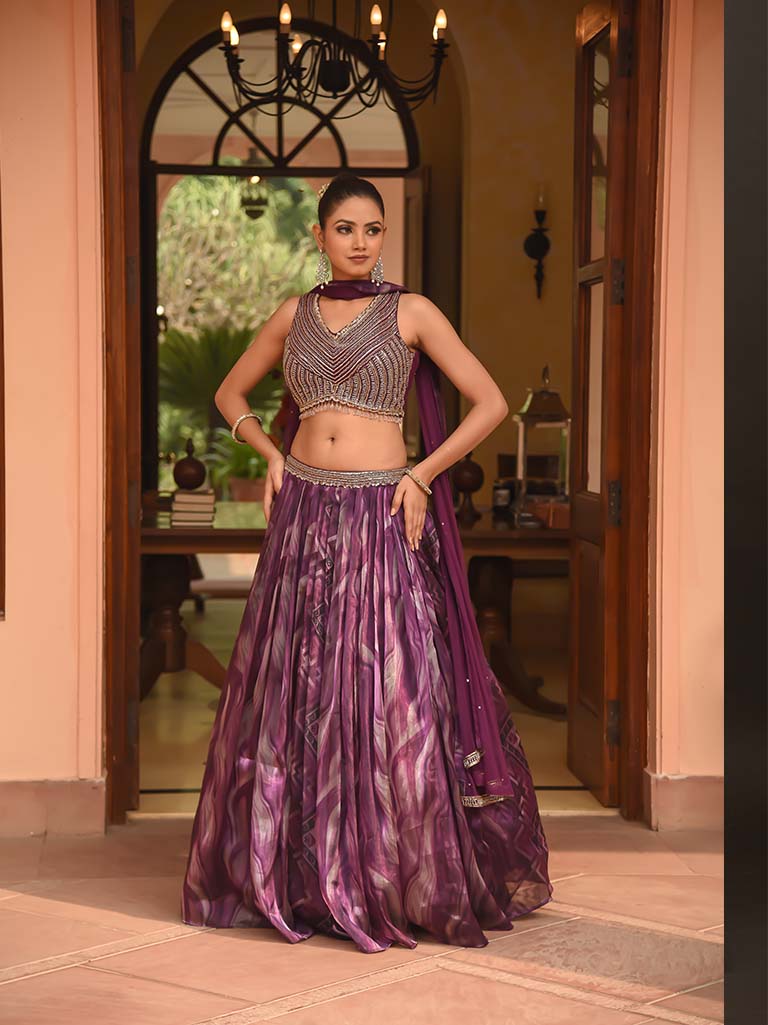 Minimalists lehenga for sangeet